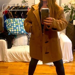 VINTAGE CAMEL PEA COAT. All the feels for fall. No tags so no fabric/size info.
